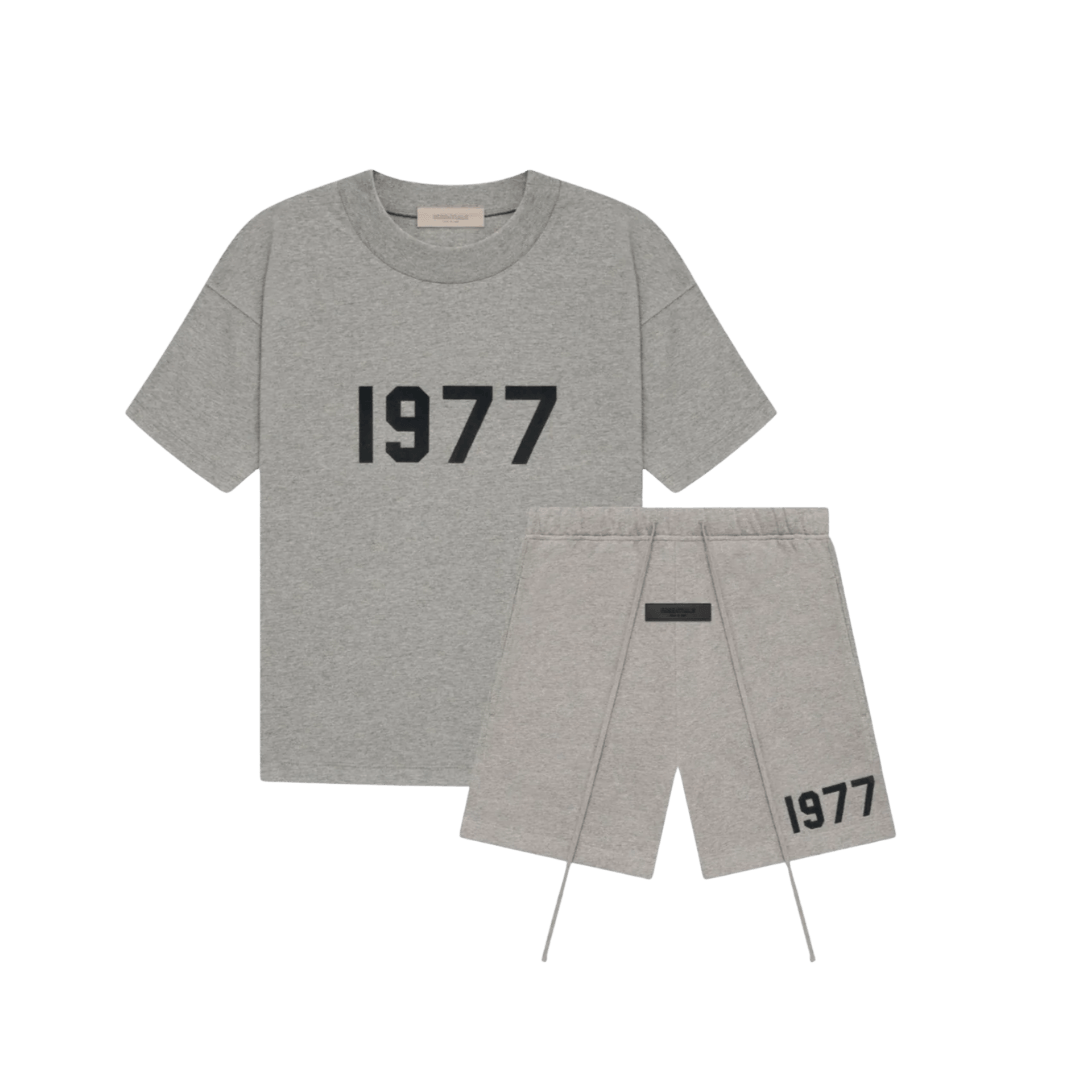 Fear of God Essentials 1977 Dark Oatmeal Summer Set | Gratis Verzendin… 
