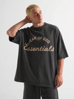 Fear of God Essentials 90s Faded Iron Grey T-Shirt