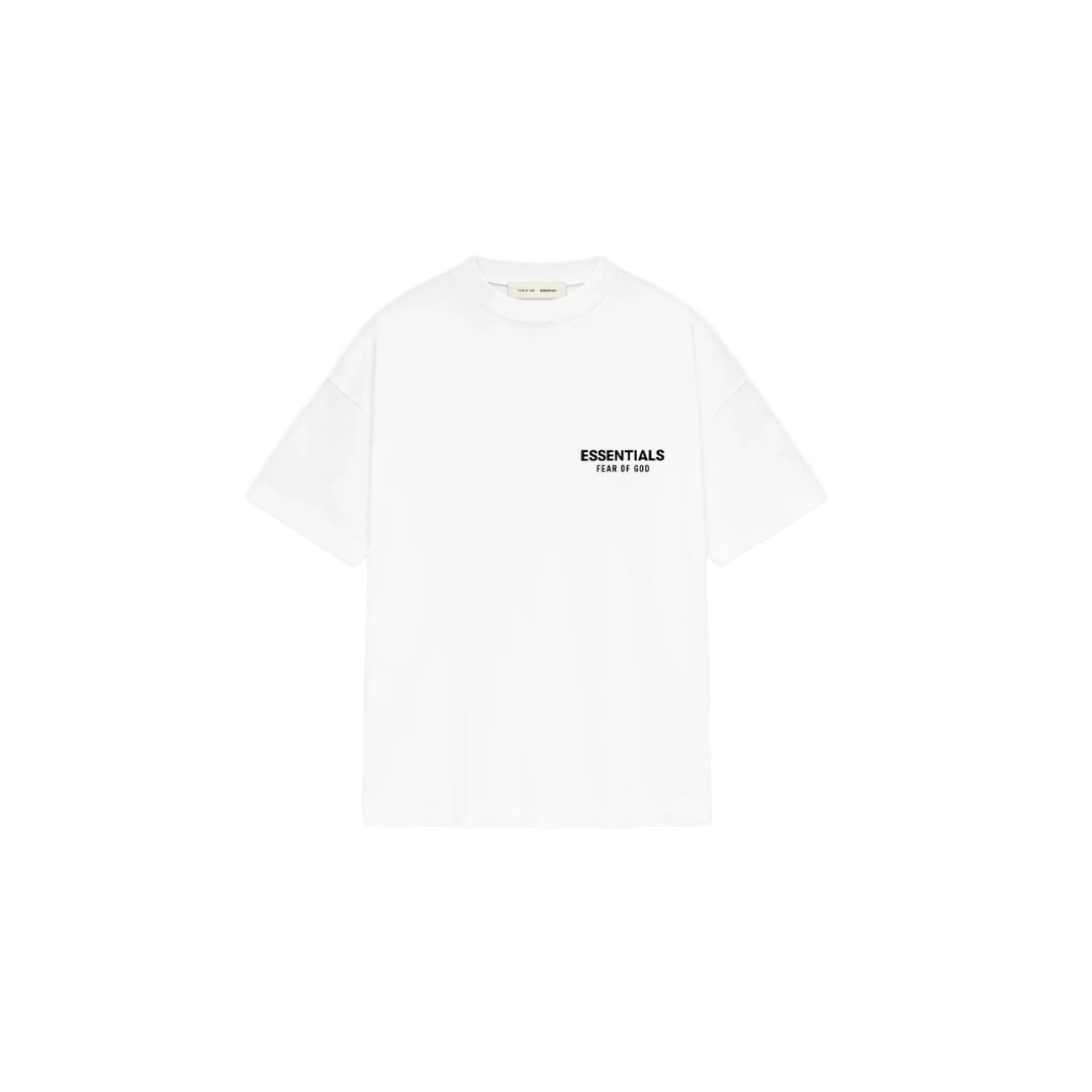 Fear of God Essentials Bright White Tee SS25 | Gratis Verzending 