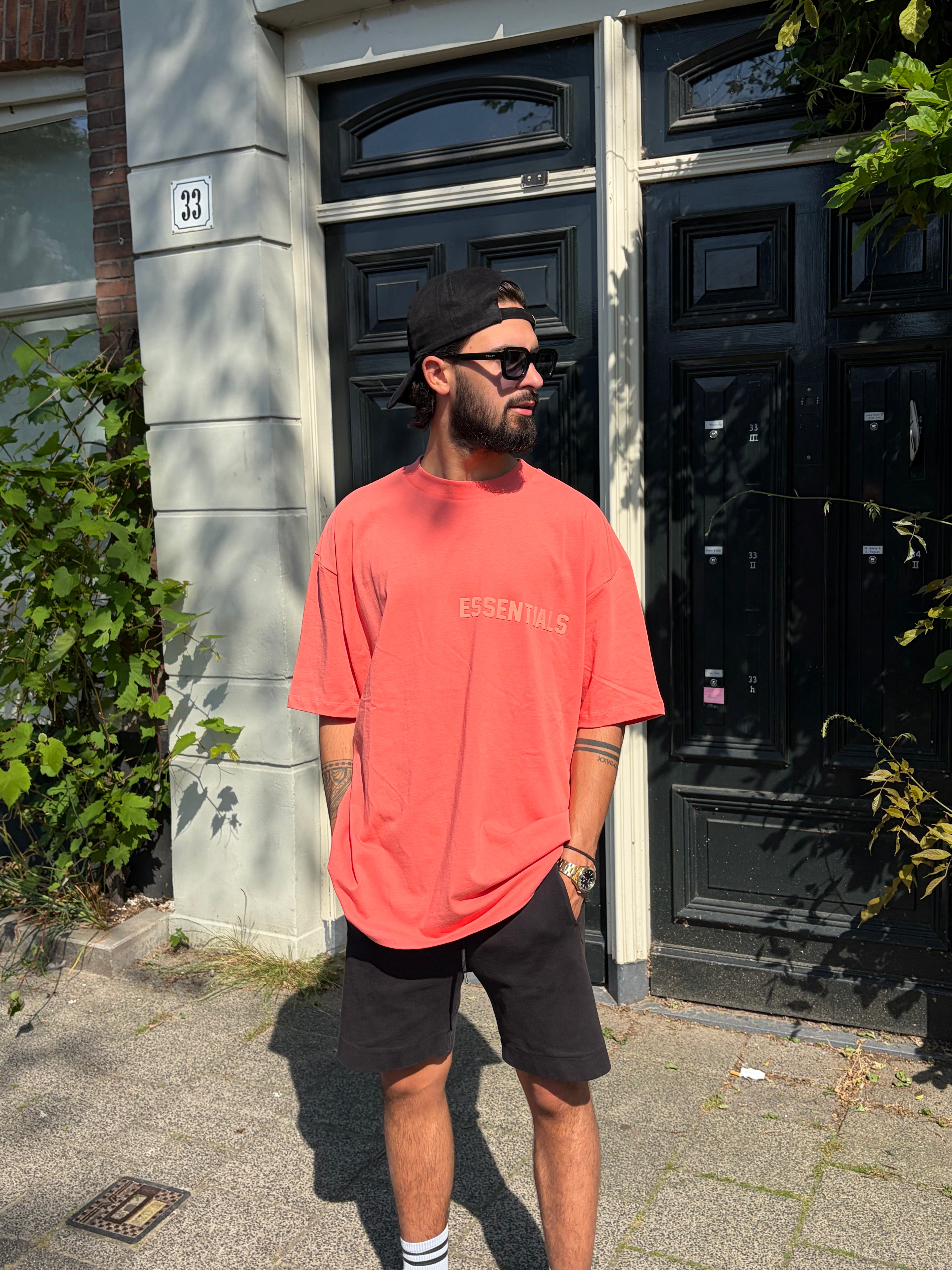 Fear of God Essentials Coral T-Shirt