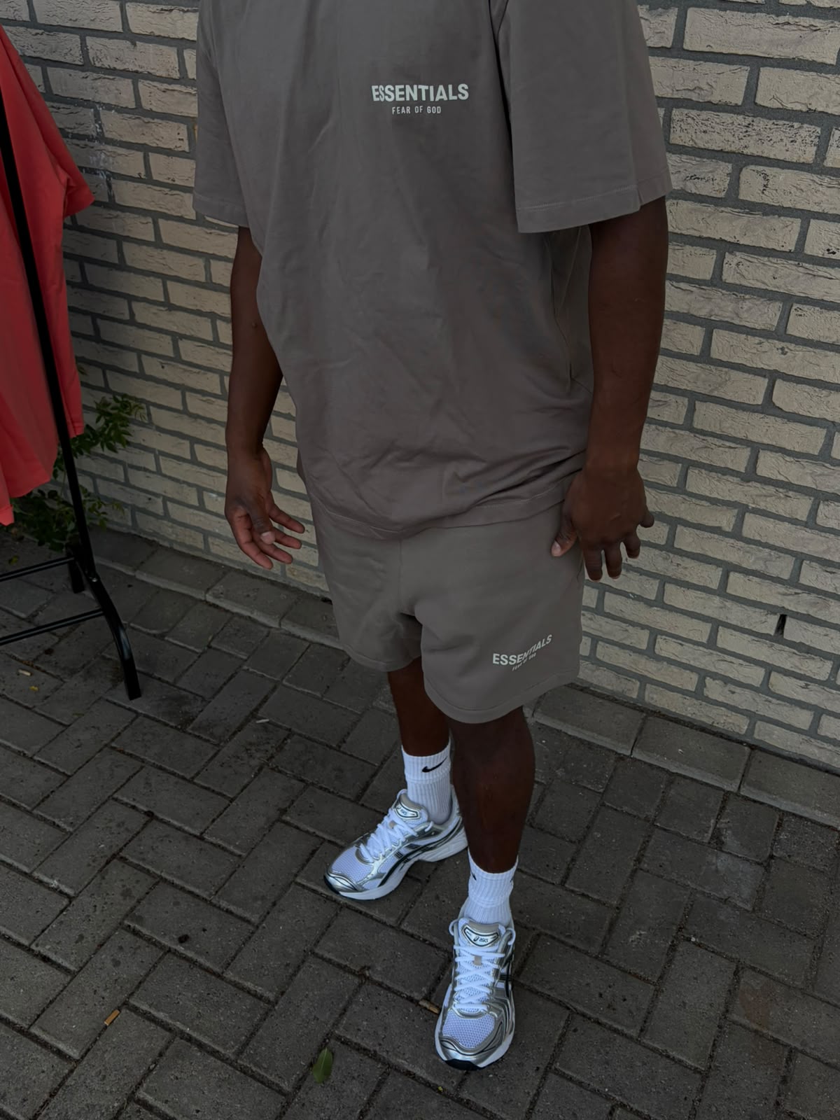 Fear of God Essentials Desert Taupe Shorts