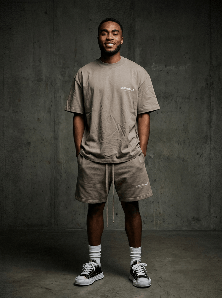 Fear of God Essentials Desert Taupe Summer Set