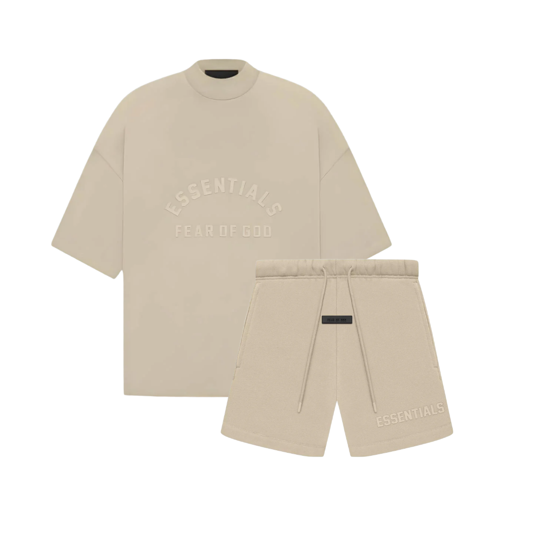 Fear of God Essentials FW23 Dusty Beige Summer set