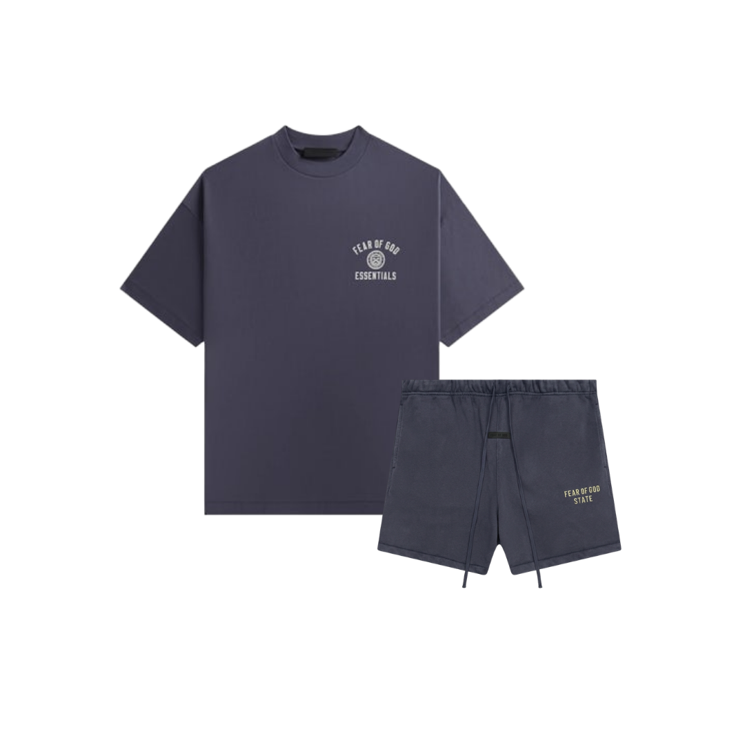 Fear of God Essentials FW24 Blue Marine Summer Set