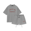 Fear of God Essentials FW24 Dark Heather Summer Set