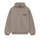 Fear of God Essentials FW24 Kapuzenpullover in Meliertem Grau