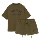 Fear of God Essentials FW24 Olive Summer Set