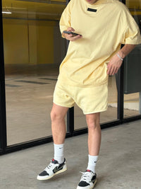 Fear of God Essentials Garden Yellow Short Set FW23 Snrkickz 3
