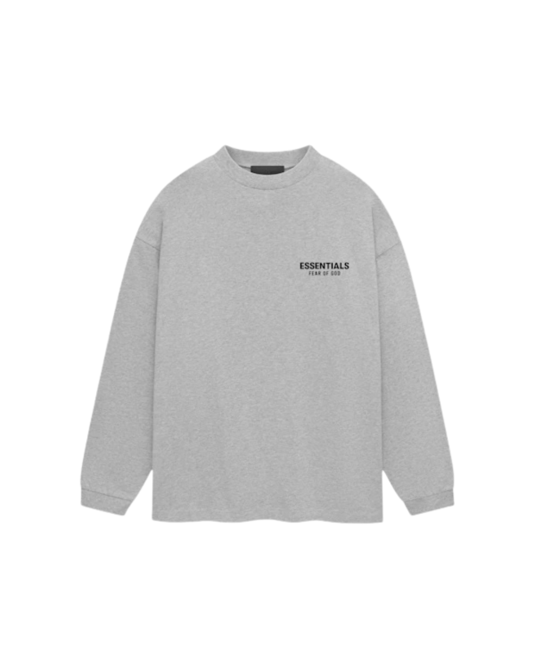 Fear of God Essentials Jersey Long Sleeve T-Shirt Light Heather Gray