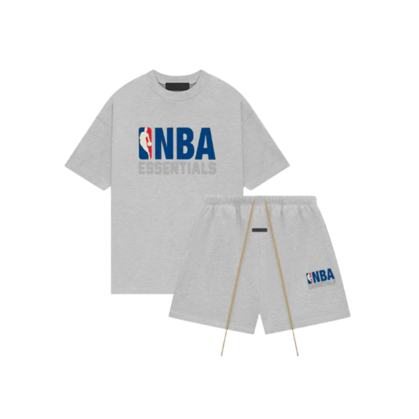 Fear of God Essentials NBA Light Heather Summer Set