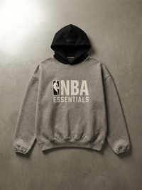 Fear of God Essentials NBA Warm Heather Hoodie | Snrkickz

