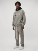 Fear of God Essentials NBA Warm Heather Hoodie | Snrkickz Model
