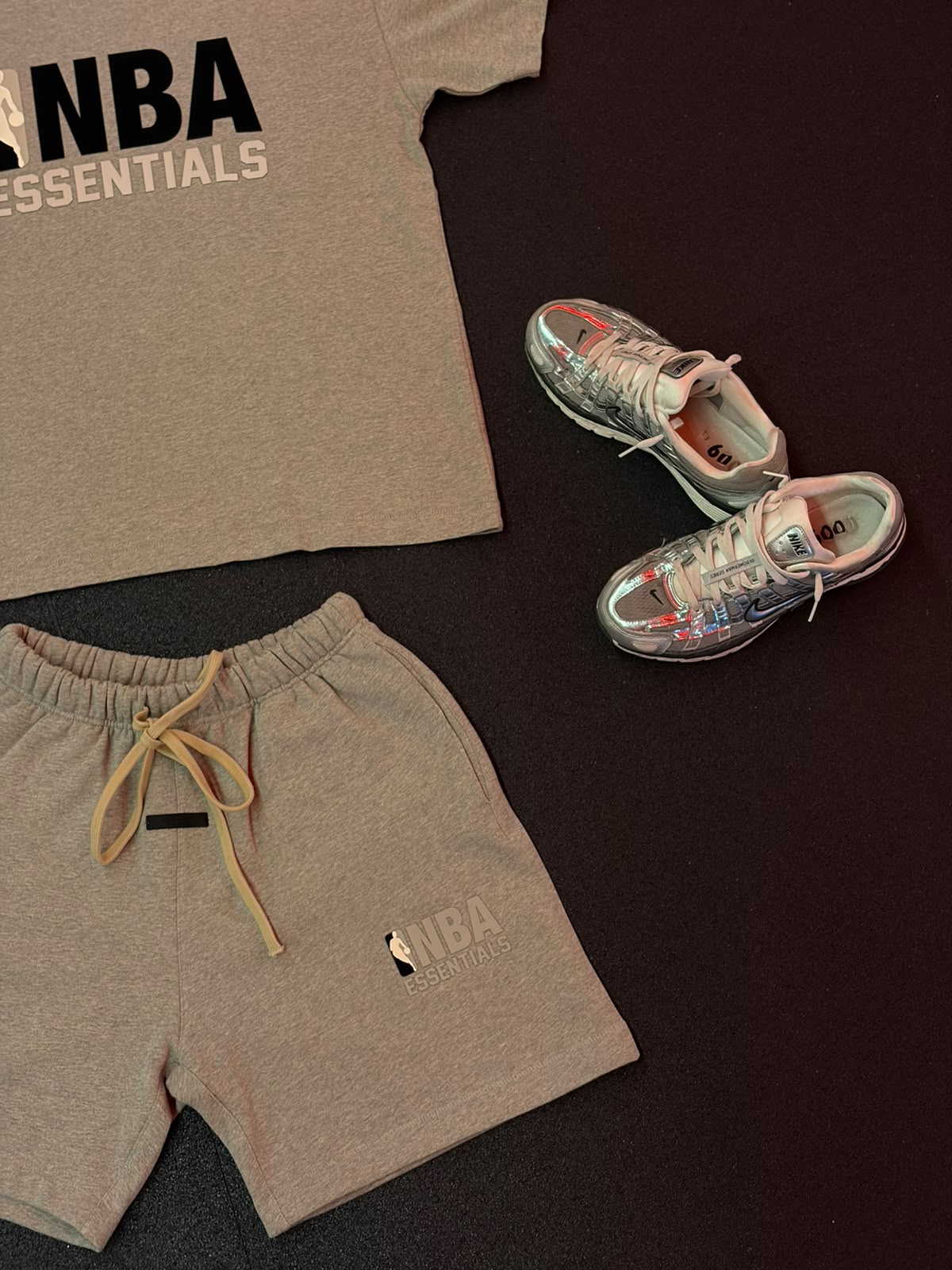 Fear of God Essentials NBA Warm Heather Summer Set