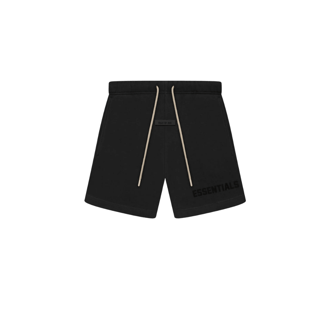 Fear of God Essentials SS23 Jet Black Shorts | Gratis Verzending
