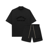 Fear of God Essentials SS23 Jet Black Summer Set | Gratis Verzending