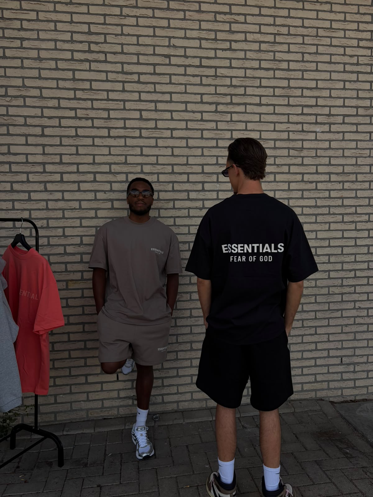 Fear of God Essentials SS25 Jet Black Summer Set | Snrkickz summer set