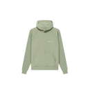 Fear of God Essentials Sage Hoodie – vooraanzicht productshot lichtgroene oversized hoodie met subtiel logo