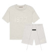 Fear of God Essentials 1977 Light Oatmeal Summer Set