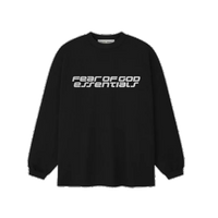 Fear of God Essentials 90s Longsleeve Vintage Black | Snrkickz