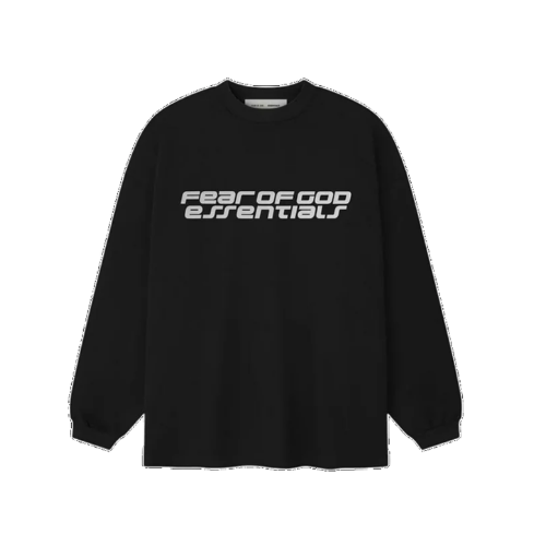 Fear of God Essentials 90s Longsleeve Vintage Black | Snrkickz