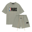 Fear of God Essentials NBA Paris Warm Heather Summer Set
