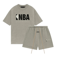 Fear of God Essentials NBA Warm Heather Summer Set | Snrkickz