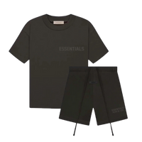 Fear of God Essentials Off Black Summer Set | Snrkickz