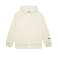 Fear of God Essentials SS20 Zip Hoodie Cream | Snrkickz