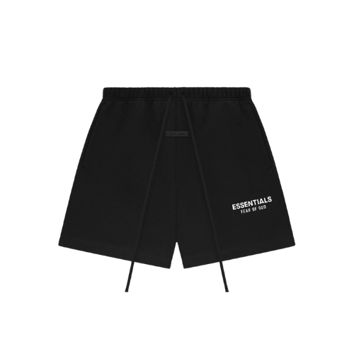 Fear of God Essentials SS25 Jet Black Shorts | Snrkickz