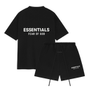 Fear of God Essentials SS25 Jet Black Summer Set | Snrkickz