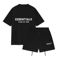 Fear of God Essentials SS25 Jet Black Summer Set | Snrkickz