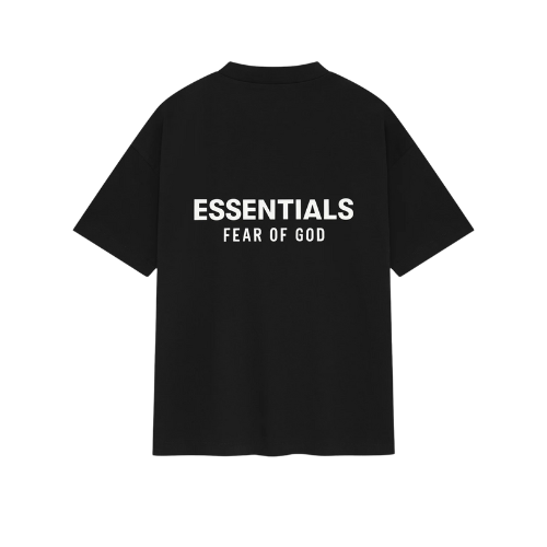 Fear of God Essentials SS25 Jet Black T-Shirt