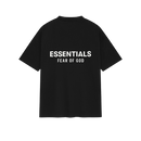 Fear of God Essentials SS25 Jet Black T-Shirt | Snrkickz