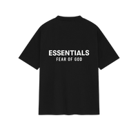 Fear of God Essentials SS25 Jet Black T-Shirt | Snrkickz