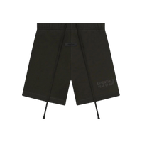 Fear of God Essentials Off Black Shorts | Snrkickz