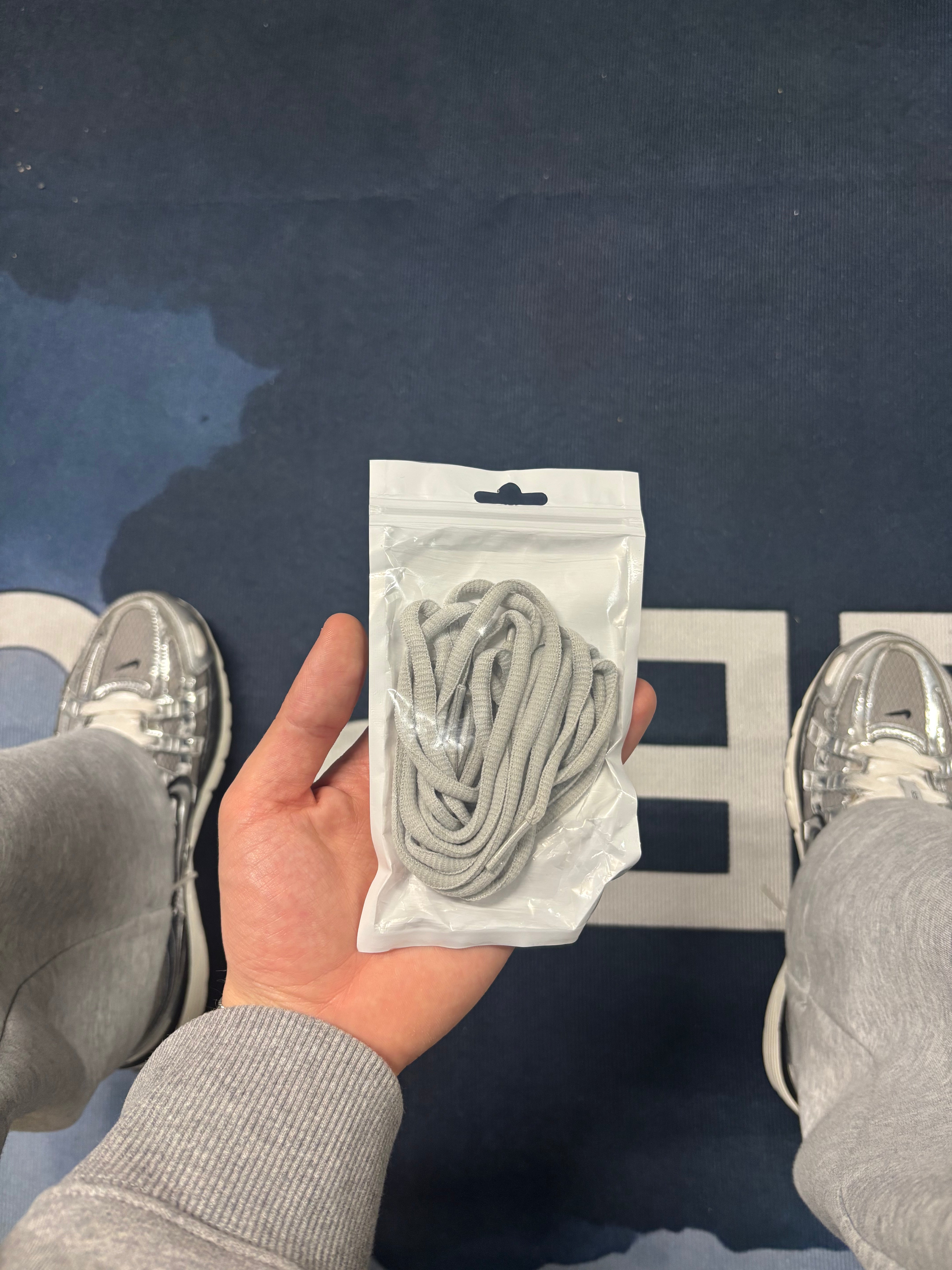 Asics Schnürsenkel Grau