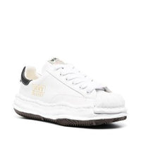 Maison Mihara Yasuhiro Blakey OG Sole Leather Low White | Gratis Verze…

