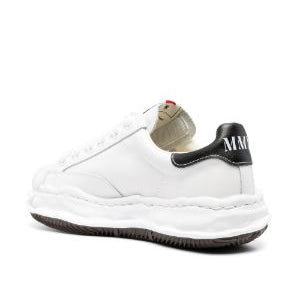 Maison Mihara Yasuhiro Blakey OG Sole Leather Low White | Gratis Verze… Snrkickz