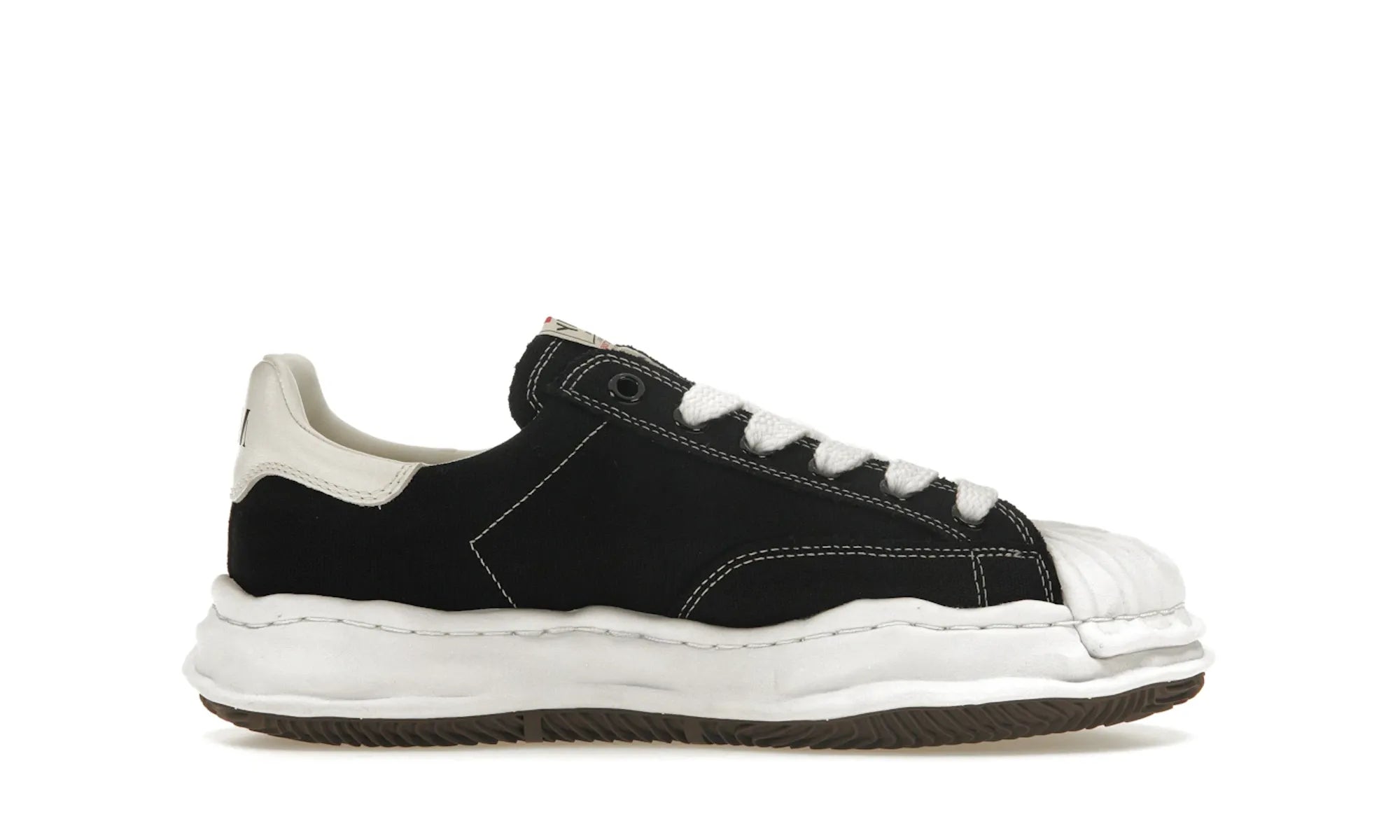 Maison Mihara Yasuhiro Blakey OG Sohle Canvas Niedrig Schwarz