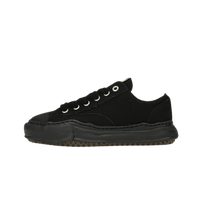 Maison Mihara Yasuhiro Peterson OG Sole Canvas Low Black Black (A01FW702-BLKBLK) | Gratis Verzending Snrkickz