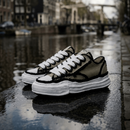 Maison Mihara Yasuhiro Peterson OG Sole Canvas Low Frayed Khaki Snrkickz-9d28-42c4-b8ce-c7a119f8d9af_1