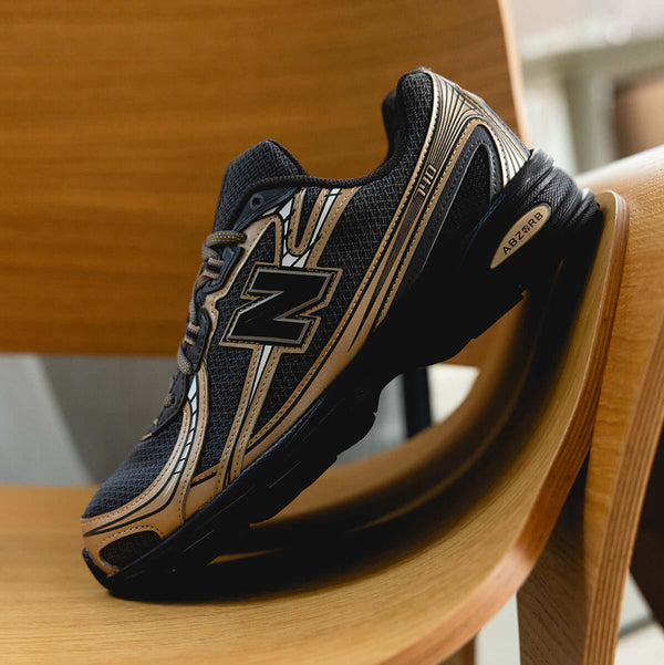 New Balance 740v2 Black Castlerock Gold Metallic