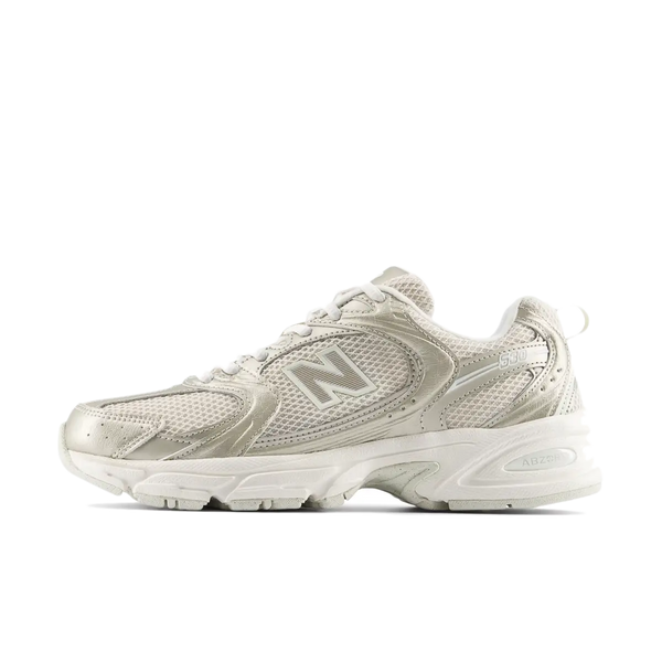 New Balance 530 Gold Metalic Linen