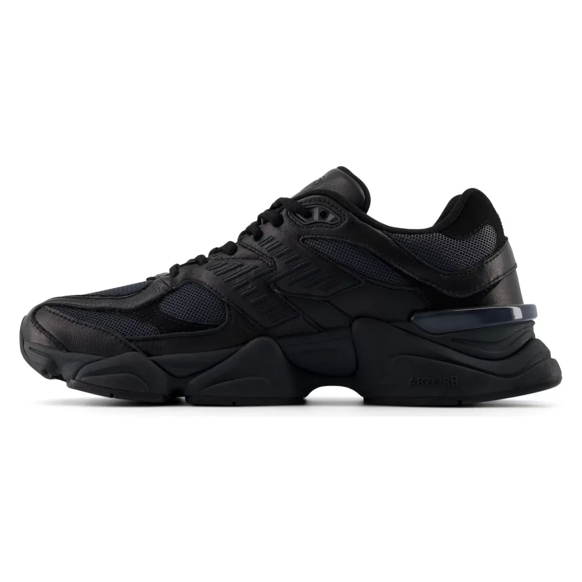 New Balance 9060 Triple Black Leather