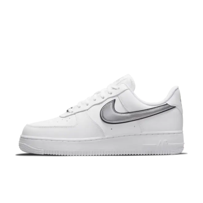 Nike Air Force 1 Low Essential White Metallic Silver