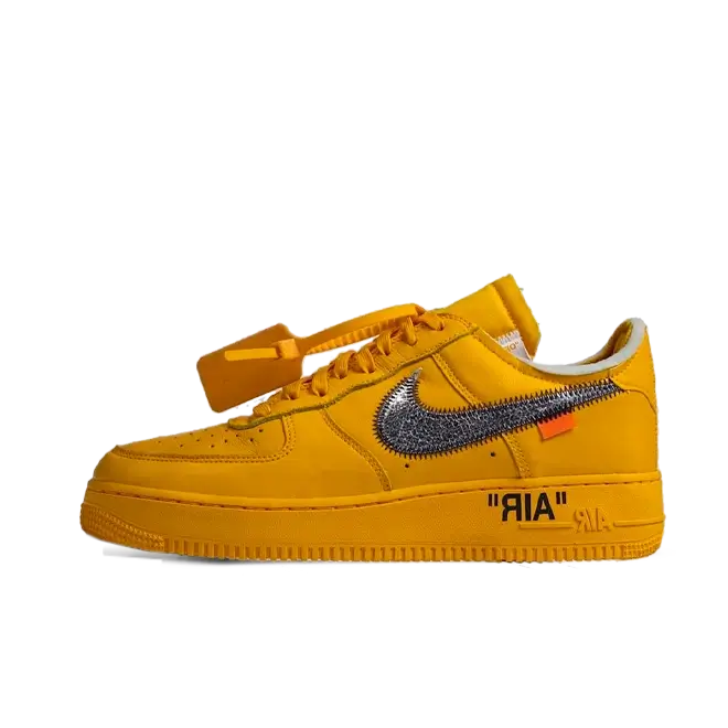 Nike Air Force 1 Low Off-White University Gold Metallic Silver