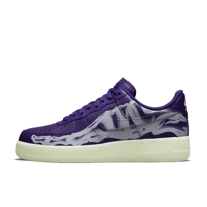Nike Air Force 1 Low Purple Skeleton Halloween (2021)