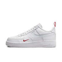 Nike Air Force 1 Low White Red Mini Swoosh - SnrKickz