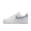 Nike Air Force 1 Low '07 Essential White Worn Blue Paisley