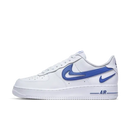 Nike Air Force 1 Low '07 FM Cut Out Swoosh White Game Royal - SnrKickz